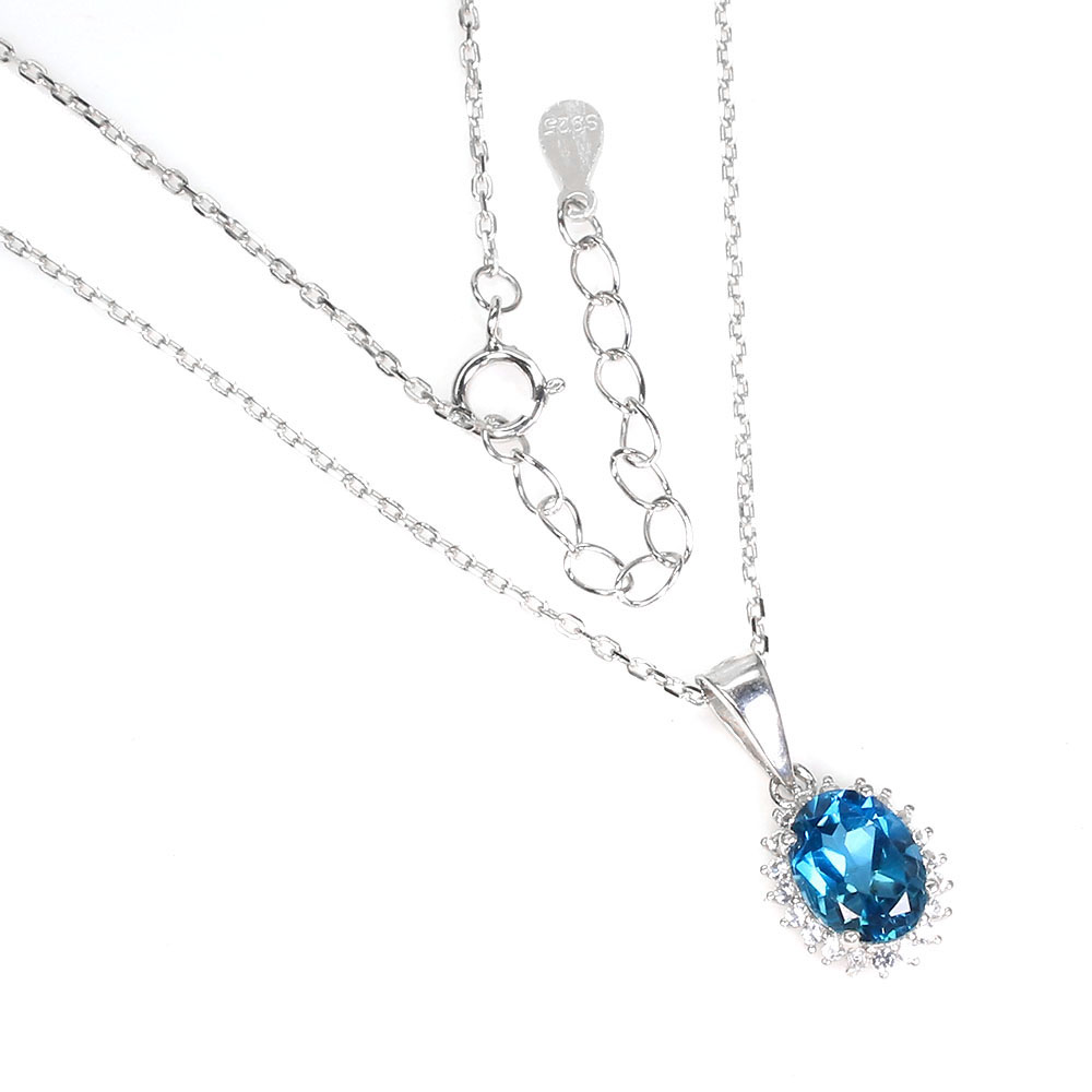 【MEJURI】日本未入荷☆大人気Round Topaz Necklace 18k Gold Vermeil Round Topaz Necklace - Handcrafted Jewelry